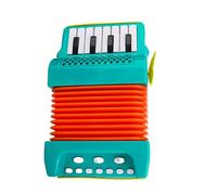 Kids Accordion Toy with 10 Keys for Preschool Learning, Green