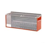 Kids Acrylic Fish Viewing Box and Clear for Observing Small Animals (Orange)