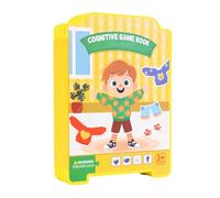 Kids Activity Book - Role Play Learning Manual, Childhood Brain Training Toy, Reusable Matching Outfit Structure | Problem Solving Imagination Growth Ideal For Children Parties Classroom Use