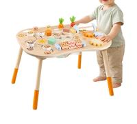 Kids Activity Table | Interactive Cognitive Development Game | Activity Table for Small Space - for 1-3 Years Boys Girls Preschoolers Birthday Children's Day