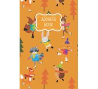 Kids Address Book: Kids Alphabetical Address Book with Winter Animals