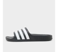 Adidas Black & White Adilette Aqua SLIDERS Junior UK 10