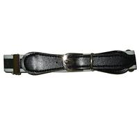 Kids Adjustable Elastic Belt (Black-White)