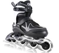 Kids Adjustable Inline Skates Ages 4-12, Youth Inlie Skates for Girls Boys 5-8 8-12 with Full Light Up Wheels, Fun Illuminating Skates for Kids Men Adult Women and Boys.