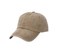 Kids Adjustable Washed Cotton Baseball Cap 4-12 Years Unisex Solid Vintage Sports Cap Boys Classic Sports Baseball Cap Children Sun Visor Hat Khaki
