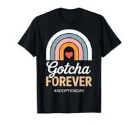 Kids Adopted Parent Mom Dad Family Adoption Day T-Shirt