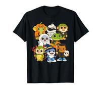 Kids Adorable AI Animals Brainrot Meme Halloween Costume T-Shirt