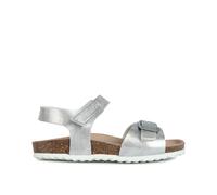 Geox Girls J Adriel C Sandal, Silver, 1 UK
