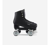 Kids' And Adult Artistic Roller Skating Quad Skates 100 - Black