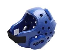 Kids Adults Karate Headgear,Arts Headgear Boxing Soft Helmet Taekwondo Sparring Head Gear,Fighting Training Protective Gear - Blue/XL