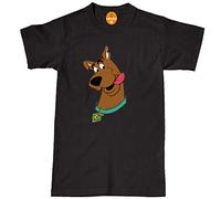 Kids Adults Scooby Doo Character Face Fitted Brown T-Shirt Top | Sizes S-XXL