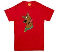 Kids Adults Scooby Doo Character Face Fitted Brown T-Shirt Top | Sizes S-XXL