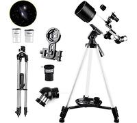 Kids Adults Telescope with Adjustable Tripod Professional Stargazing High Powered High Definition Night Vision Deep Space