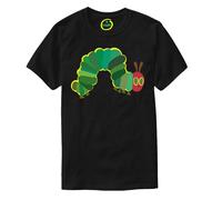 Kids Adults The Very Hungry Caterpillar World Book Day T-Shirt Reading Top Black