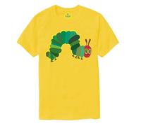 Kids Adults The Very Hungry Caterpillar World Book Day T-Shirt Reading Top Yellow