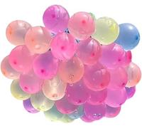 Kids & Adults Water Polo Ball Set - Quick Fill Colorful Water Bounce Toys for Pool, Beach, Summer Games - Outdoor Water Play (Multi-Size)