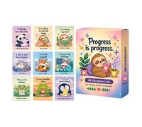 Kids Affirmation Cards 48-Piece Positive Daily Cute Inspirational