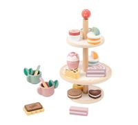 Kids Afternoon Tea Toy Set Role Playing Holiday Present Dollhouse Decoration