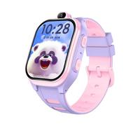 Kids AI Smartwatch 2"+16GB Memory, WiFi+GPS+LBS Tracker SOS Call, Video Call/Phone Call/Voice Chat, Pedometer, Class Mode Smartwatch for Boys Girls (Pink)