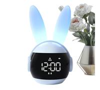 Kids Alarm Clock -10cm Digital Kitchen Timer, Visual Timer for Kids | Touch Control Time Display, Cute Sleep Trainer | Adjustable Sound Levels, School Routine Support, Bedroom Nighttime Use