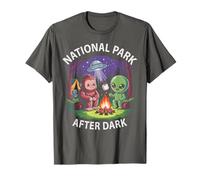 Kids Alien National Park After Dark Bigfoot Camp Crew T-Shirt