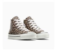 Kids All Star EVA Lift Back To Leopard Trainers Leopard Print