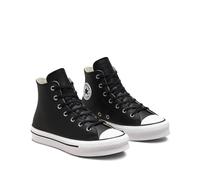 Kids All Star Eva Lift Foundation Leather Trainers Black