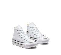 Kids All Star Eva Lift Foundation Leather Trainers White