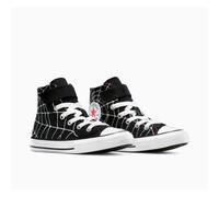 Converse Kids Chuck Taylor All Star Hi Spiderweb Easy On Trainers Black/White/Red 2.5