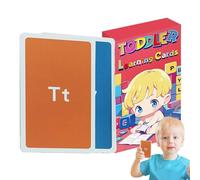 Kids Alphabet Cards - Interactive Educational Travel Toys | Kids Letter Cards - for Preschool Kindergarten Homeschooling Early Childhood