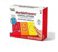 Kids Alphabet Marble Tracer Set, Preschool Letter Formation Tracing Toy, Early Literacy, Home Classroom Travel, Back to School Uppercase
