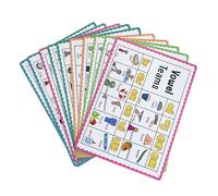 Kids Alphabets Phonics Posters Learning Charts Friendly Classroom Alphabets Sound Visual Aid for Early Reading Skills Phonics Posters for Kids