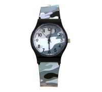 Kids Analog Camouflage Watch - Waterproof Sports Outdoor Wristwatch, Fun Learning Timepiece & Teaching Tool for Students