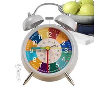 Kids Analog Clock - Silent Non Ticking Kids Learning Clock with Night Light | Early Educational Home Supplies Sleep Training Clock for Toddler Kids