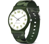 Kids Analog Watch for Boys Girls, 30M Waterproof, Sports Watch with Thin Dial, Soft Strap, Easy to Read for Children Aged 5-15, Kids Birthday Gift