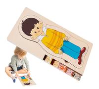Kids Anatomy Toys - Human Body Model For Kids - Educational Interactive Detailed Skeleton Jigsaw For Cognitive Development Hands-On Experiments