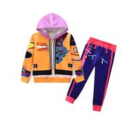 Kids Anime Costume,Cosplay Outfits | Party Dress Up Hoodie Jacket and Pants - for Girls Christmas Halloween Carnival School Events Stage Performance Concert Role Play Activity