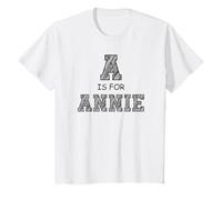 Kids Annie Name Shirt Alphabet A is for Annie T-Shirt