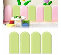 Kid's Anti Collision Wall Padding, 3D PU Wall Stickers Self Adhesive, Peel and Stick on Wall Cushion Padding, for Bedrooms children's Room Nursery Headboard Panels,003,20x40cm