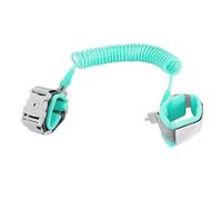 Kids Anti Lost Wrist Link 2.5 m with Key, Child Safety Wrist Leash with 360° Swivel, Retractable Tether with 304 Stainless Steel Cable, for Travel, Shopping, Park and Crowded Places-Green (Green)