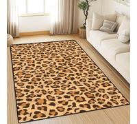 Kids Area Rugs Educational Abstract Animal Leopard Print Play Mats 50 X 80 Cm, Non Slip Rug Children Crawling Rugs Floor Mat For Playground Kids Room Bedroom Playroom -88095763644