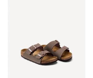Kids Arizona Kids Double-Strap Mules Dark Brown