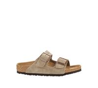 Kids Arizona Kids Suede Mules with Double Straps taupe