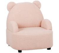Kids Armchair Bear Shaped Toddler Chair Bedroom Pink