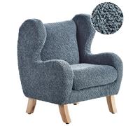 Kids Armchair FARUM Boucle Dark Blue