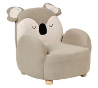 Kids Armchair Koala HERVIK Fabric Taupe