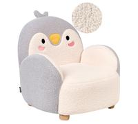 Kids Armchair Penguin FYN Boucle Grey