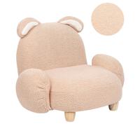 Beliani Kids Armchair Rabbit KANNA Boucle Beige