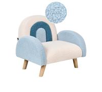 Kids Armchair Rainbow OMBO Boucle Light Blue