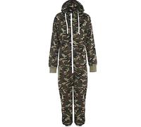 Kids Army CAMO Print Onesie Hooded Jumpsuit All in ONE Boys Girls Fleece Ages 2-3, 3-4, 5-6, 7-8, 9-10, 11/12, 13/14 Years (7/8 Years)